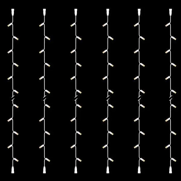 ΣΕΙΡΑ, DIY ΣΕΤ 6 ΤΜΧ, 30 LED, ΛΕΥΚΟ ΚΑΟΥΤΣΟΥΚ ΚΑΛΩΔΙΟ, 2 ΕΠΕΚΤΑΣΕΙΣ, ΘΕΡΜO ΛΕΥΚO LED ΑΝΑ 10cm, ΙΡ65