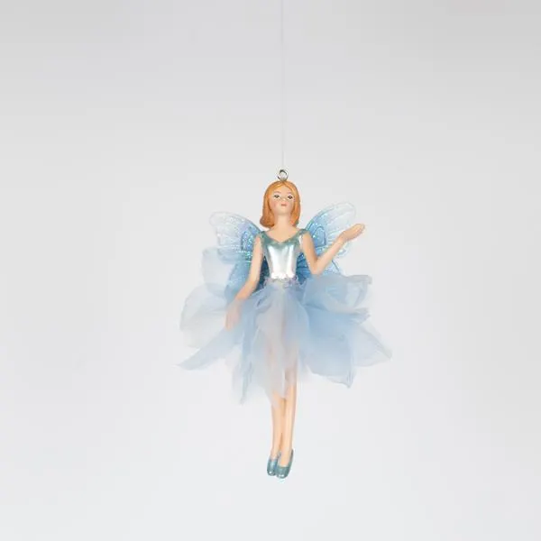 ΝΕΡΑΙΔΑ ΜΕ ΓΑΛΑΖΙΑ ΦΟΥΣΤΑ, 13,5cm