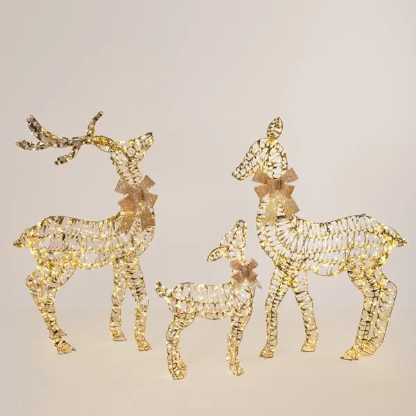 XMAS ΦΩΤΙΖΟΜΕΝΑ 3 ΣΧΕΔΙΑ ΧΡΥΣΑ ΕΛΑΦΙΑ 62/100/102cm & 200/480/480 MINI LED 31V METAΣΧΗΜΑΤΙΣΤΗ TIMER ΧΡΥΣΟΣ ΜΕΤΑΛΛΙΚΟΣ ΣΚΕΛΕΤΟΣ ΑΣΗΜΙ ΧΑΛΚΙΝΟ ΚΑΛΩΔΙΟ ΘΕΡΜΟ ΛΕΥΚΟ LED ΠΑΡΟΧΗ 5m IP44