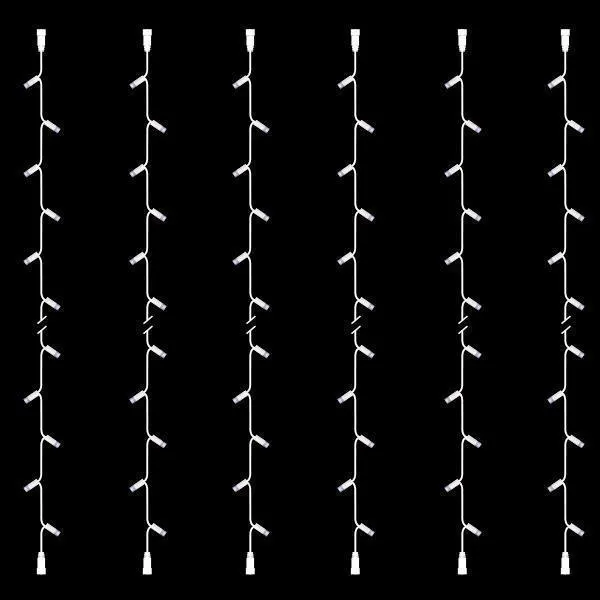 XMAS DIY ΛΑΜΠΑΚΙ ΣΕΙΡΑ ΣΕΤ 6τμχ 30 LED 2 ΕΠΕΚΤΑΣΕΙΣ ΛΕΥΚΟ ΚΑΟΥΤΣΟΥΚ ΚΑΛΩΔΙΟ ΛΕΥΚO LED ΑΝΑ 10cm ΙΡ65