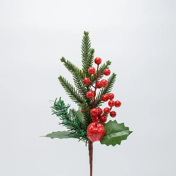 ΚΛΑΔΙ ΜΕ BERRIES ΚΟΚΚΙΝΑ ΚΡΑΚΕΛΕ 31cm