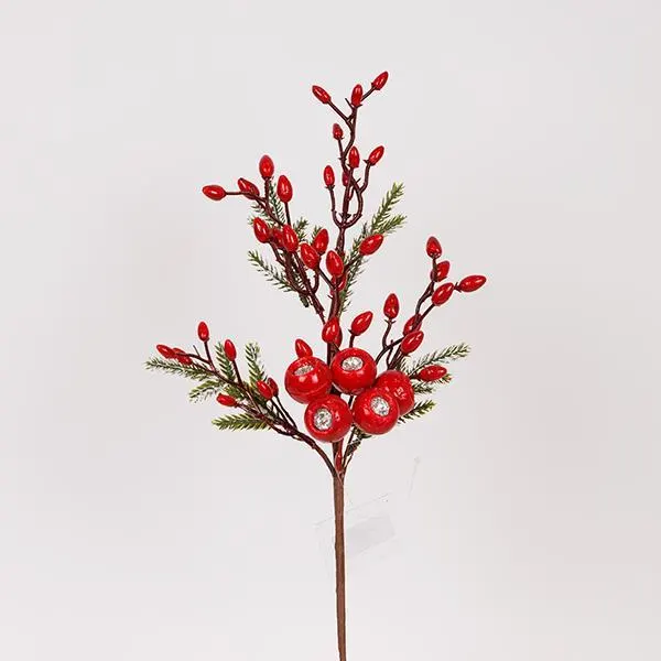ΚΛΑΔΙ ΜΕ CRANBERRIES KAI BERRIES, 48cm
