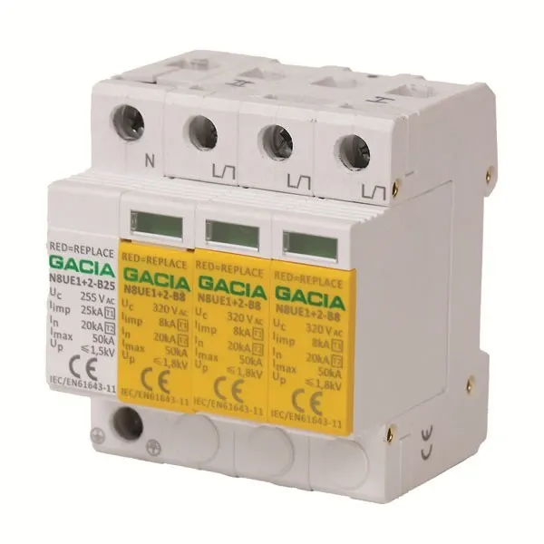 ΑΝΤΙΚΕΡΑΥΝΙΚΟ ΤΡΙΦΑΣΙΚΟ Τ1-Τ2 8kA 320V 4P