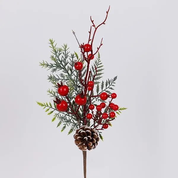 ΚΛΑΔΙ ΜΕ BERRY, ΚΟΥΚΟΥΝΑΡΙ ΚΑΙ ΚΛΑΔΙ ΕΛΑΤΟΥ, 46cm