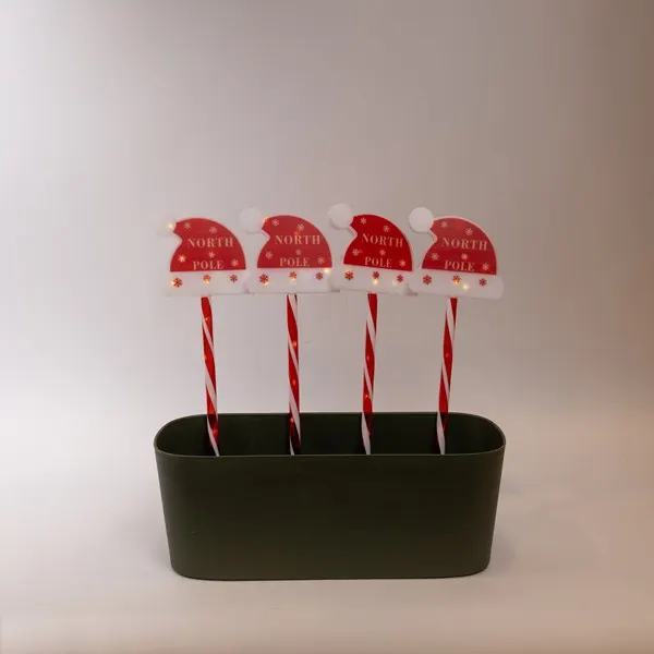 XMAS ΛΑΜΠΑΚΙ ΣΕΙΡA 36 MINI LED 4 ΣΚΟΥΦΟI 12cm ΜE ΡAΒΔI ΓIA ΤΟ EΔAΦΟΣ 37cm ΗΛIAΚΟ ΣΥΛΛEΚΤΗ ΜE AIΣΘΗΤΗΡΑ ΦΩΤΟΣ 8 M/F ΔIAΦAΝΟ ΠΛΑΚΕ ΧAΛΚIΝΟ ΚAΛΩΔIΟ ΘEΡΜΟ ΛEΥΚΟ LED ANA 1m ΠAΡΟΧΗ 1m IP44