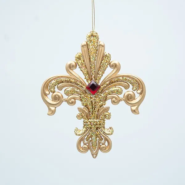 ΣΤΟΛΙΔΙ ΑΚΡΥΛΙΚΟ FLEUR DE LIS ΧΡΥΣΟ 11.4x1x13.7cm