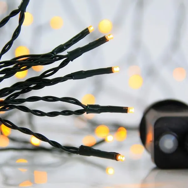 XMAS ΛΑΜΠΑΚΙ ΣΕΙΡΑ 300 LED 3mm 31V ΜΕΤΑΣΧΗΜΑΤΙΣΤΗ ΜΕ 8 ΠΡΟΓΡΑΜΜΑΤΑ & ΜΝΗΜΗ ΠΡΑΣΙΝΟ PVC ΚΑΛΩΔΙΟ ΘΕΡΜΟ ΛΕΥΚΟ LED ΑΝΑ 5cm ΠΑΡΟΧΗ 3m ΙΡ44