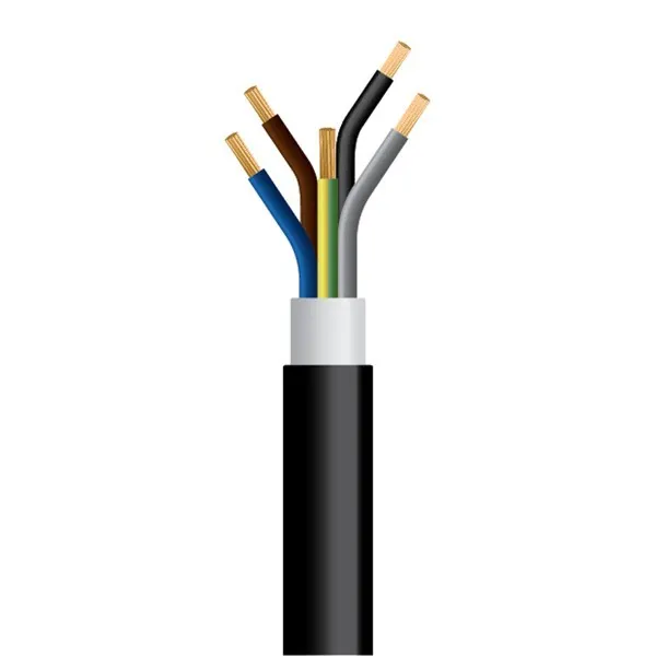 ΚΑΛΩΔΙΟ NYY J1VV-U 5Χ1,5mm² ΜΑΥΡΟ (100m/Roll)